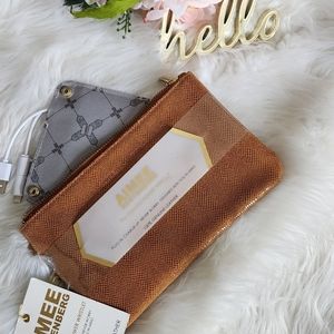 NWT Aimee Kestenberg Leather Wristlet